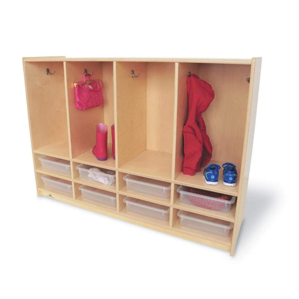 Whitney Brothers Toddler 8 Section Coat Locker With Trays