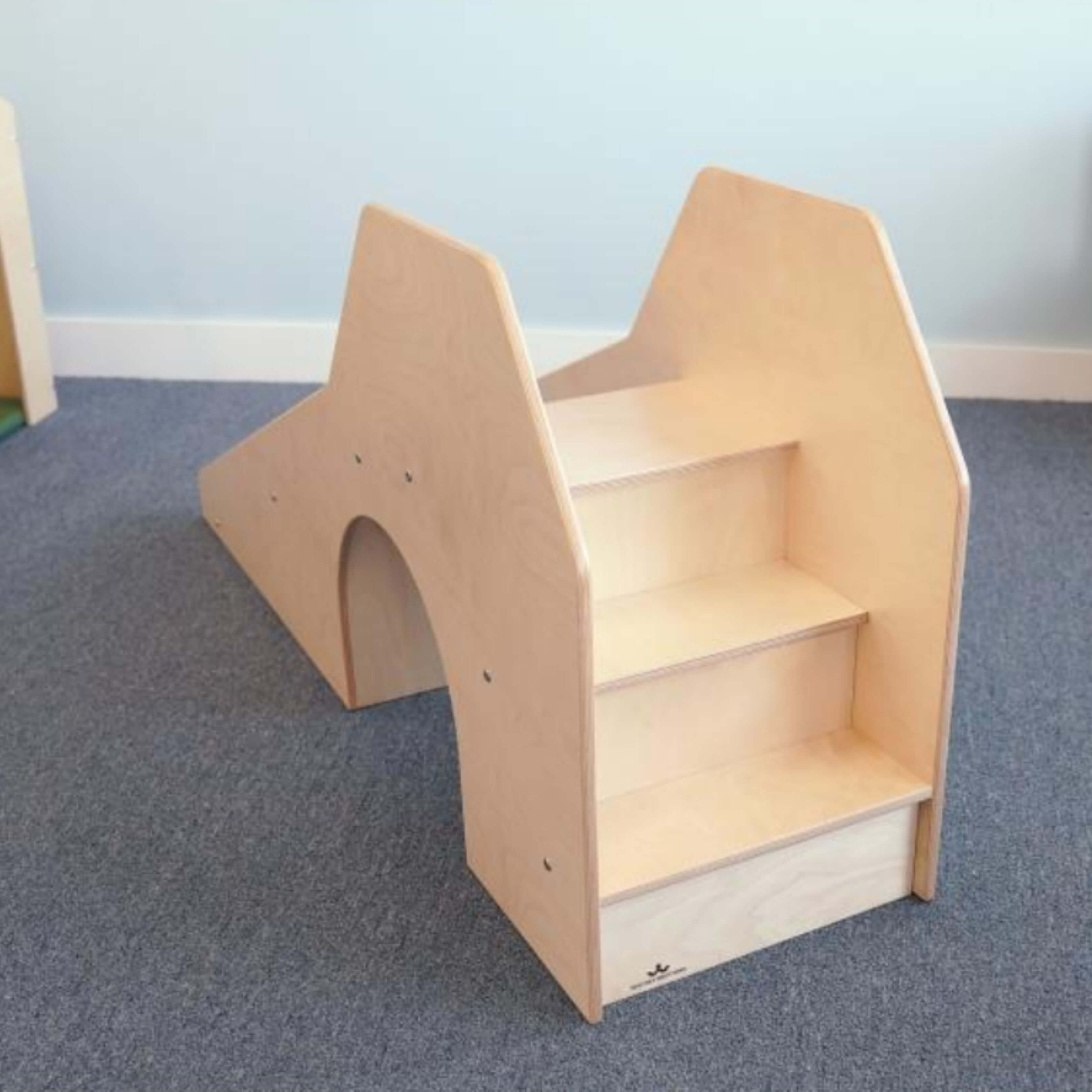 Whitney Brothers Toddler Slide With Stairs And Tunnel