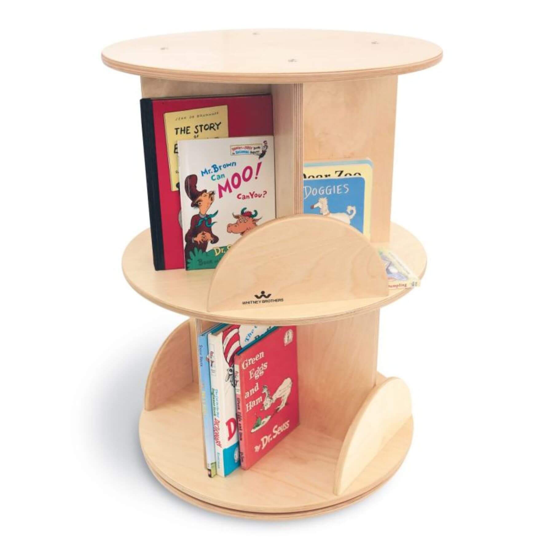 Whitney Brothers Two Level Book Carousel w/ Books