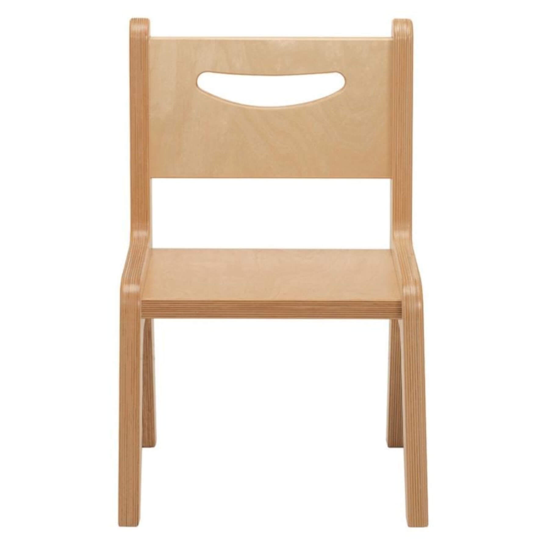 Front View of Whitney Plus 12H Chair Natural