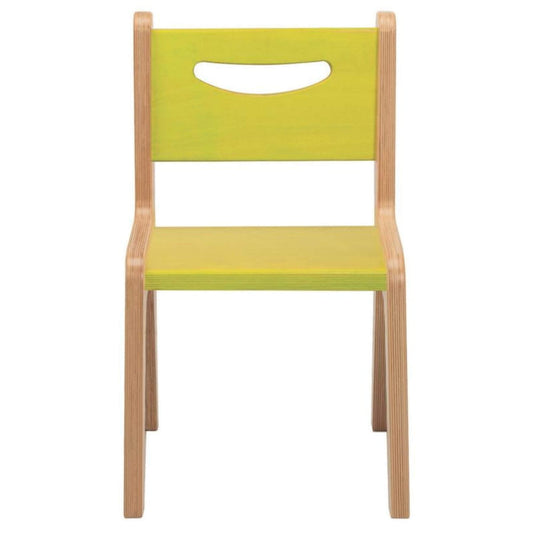 Front View of Whitney Plus 12H Chair Green