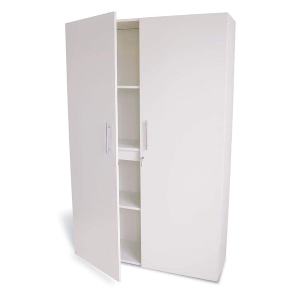 Whitney Brothers Whitney White Tall And Wide Wall Cabinet