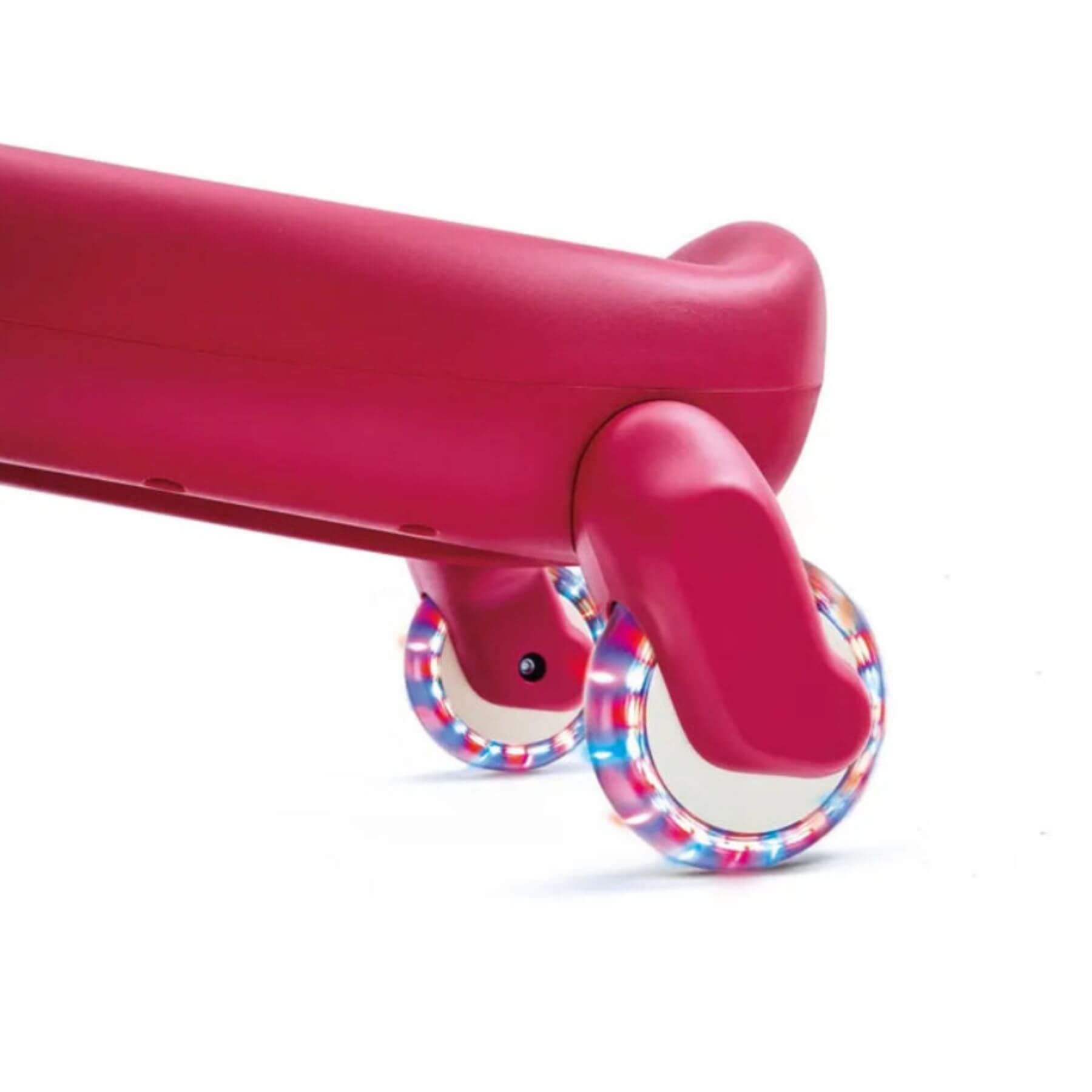 Close_up of Hape Wiggle & Giggle Car – Red