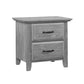 Oxford Baby Willowbrook 2-Drawer Nightstand | Graphite Gray