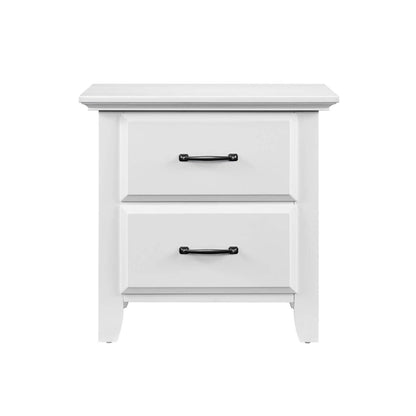 Oxford Baby Willowbrook 2-Drawer Nightstand | White