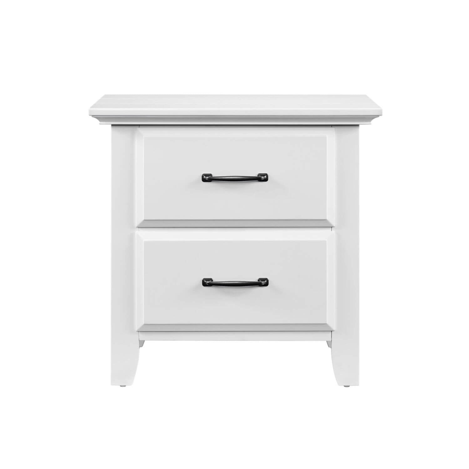 Oxford Baby Willowbrook 2-Drawer Nightstand | White