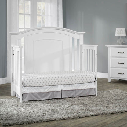 Oxford Baby Willowbrook 4-in-1 Convertible Crib | White