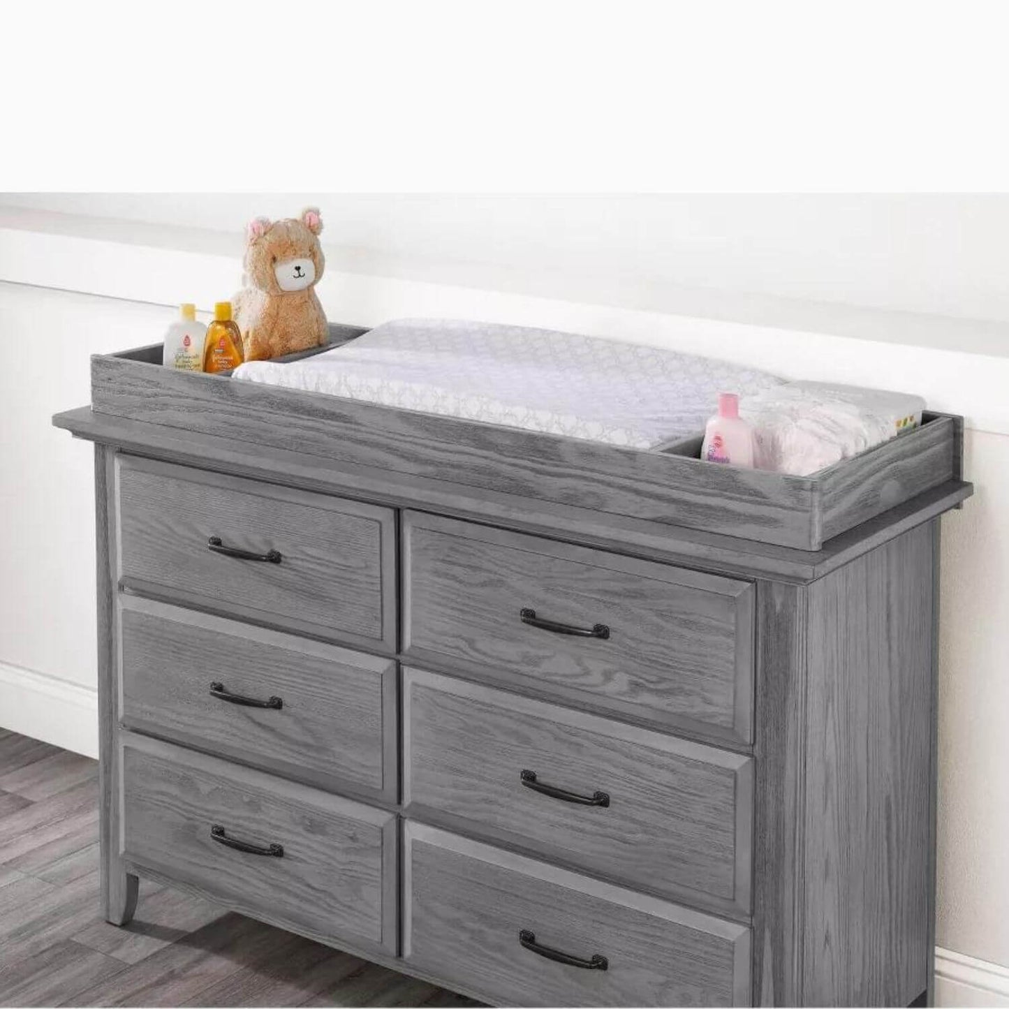 Oxford Baby Willowbrook 6-Drawer Dresser | Graphite Gray
