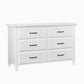 Oxford Baby Willowbrook 6-Drawer Dresser | White