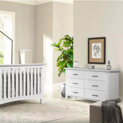 Oxford Baby Willowbrook 6-Drawer Dresser | White