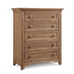 Winchester 5 Drawer Chest Biscotti