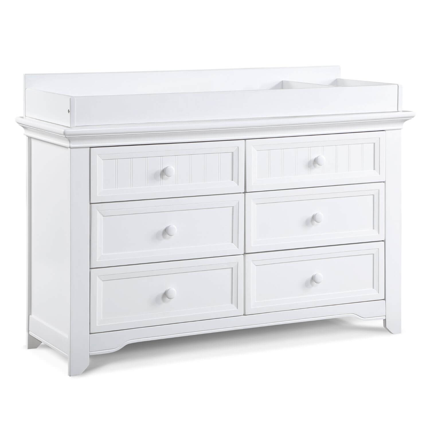 Winchester 6 Drawer Changing Dresser White