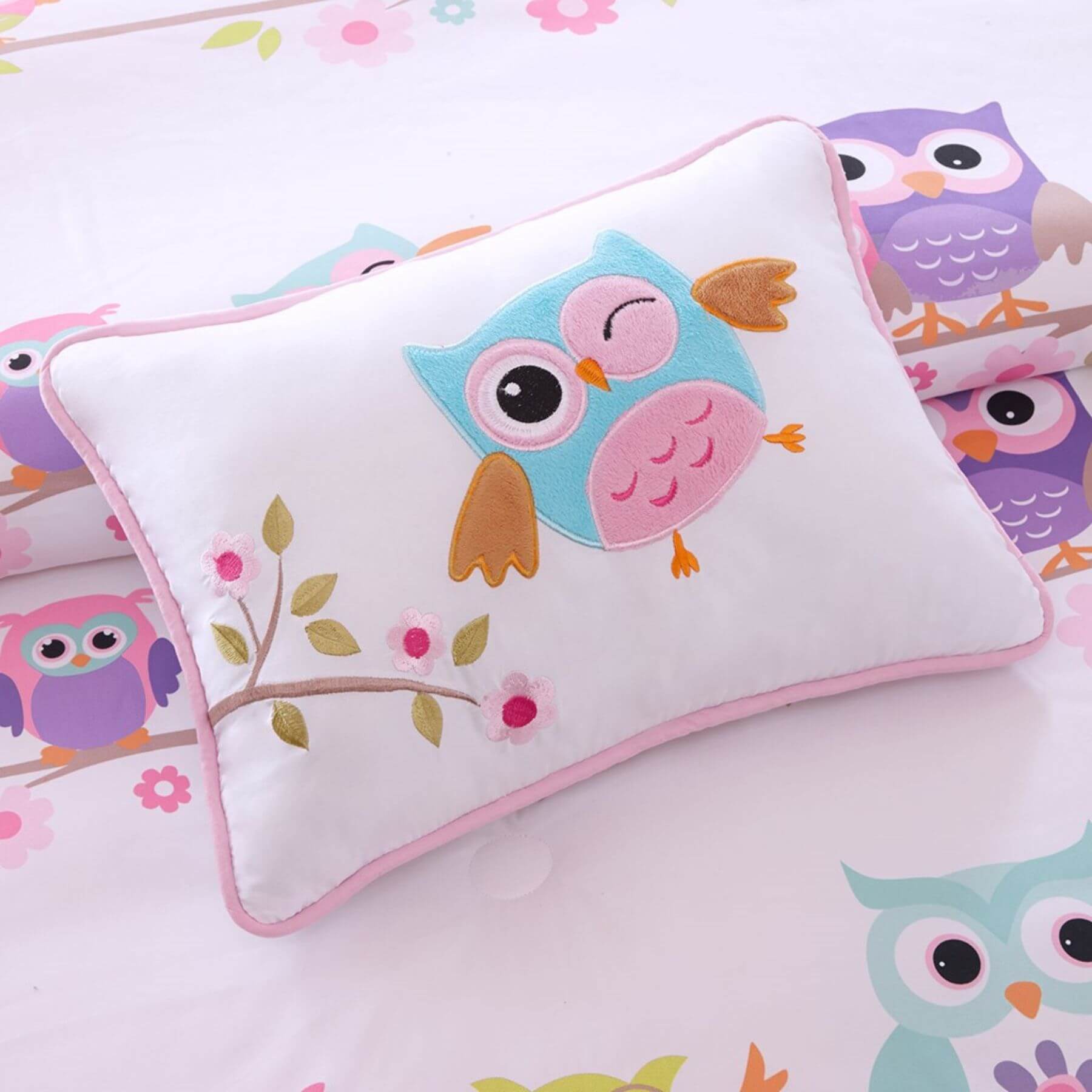 Wise Wendy Owl Decorative Pillow