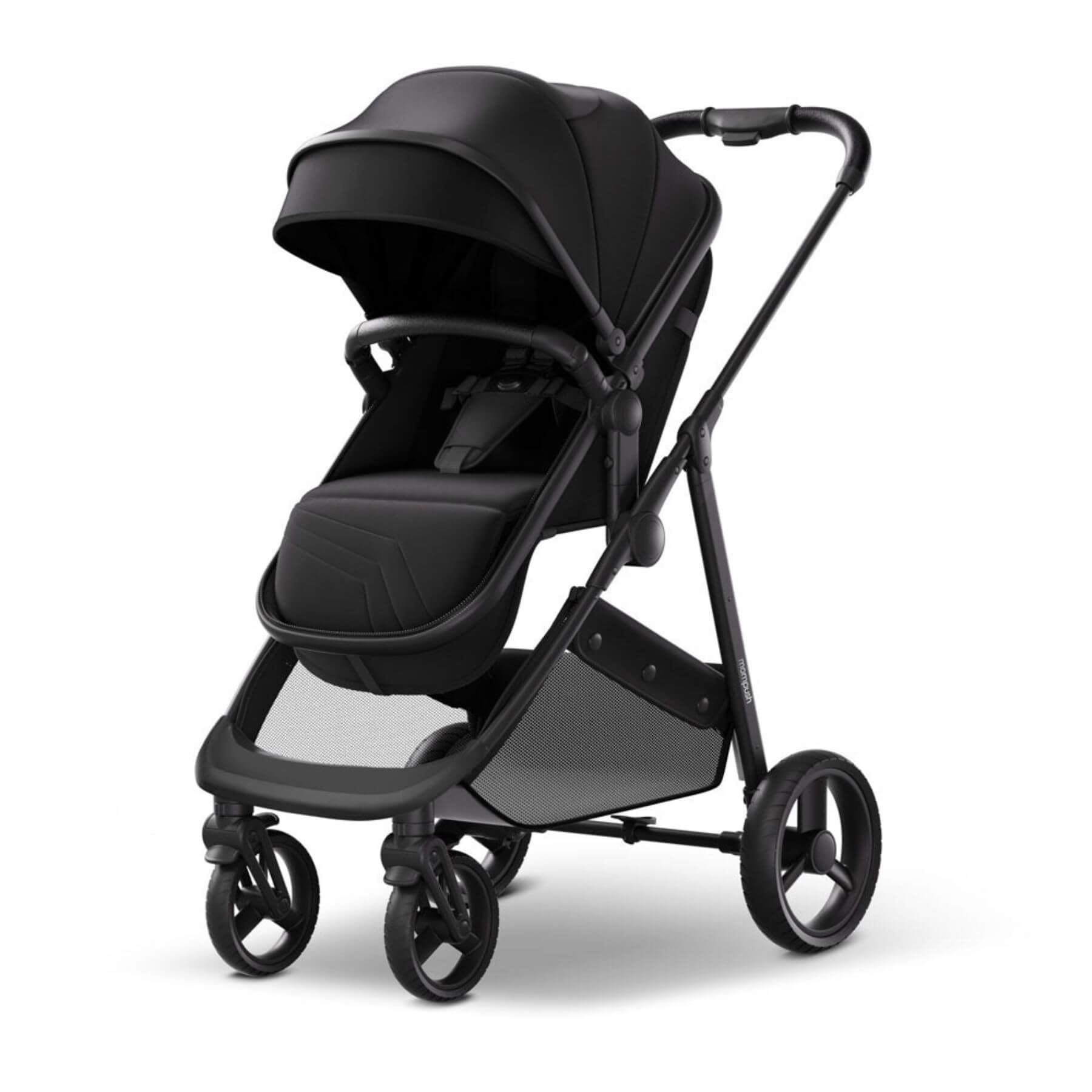 Mompush Wiz 2-in-1 Convertible Baby Stroller Black