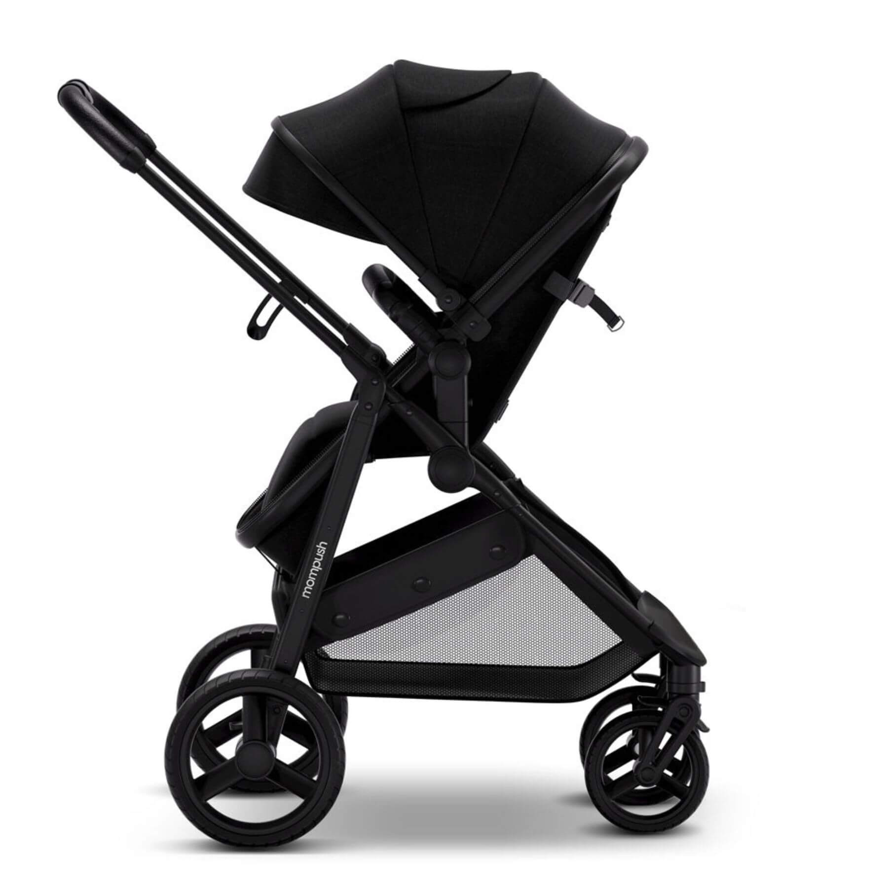 Mompush Wiz 2-in-1 Convertible Baby Stroller Black
