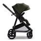 Side View of Mompush Wiz 2-in-1 Convertible Baby Stroller Forest