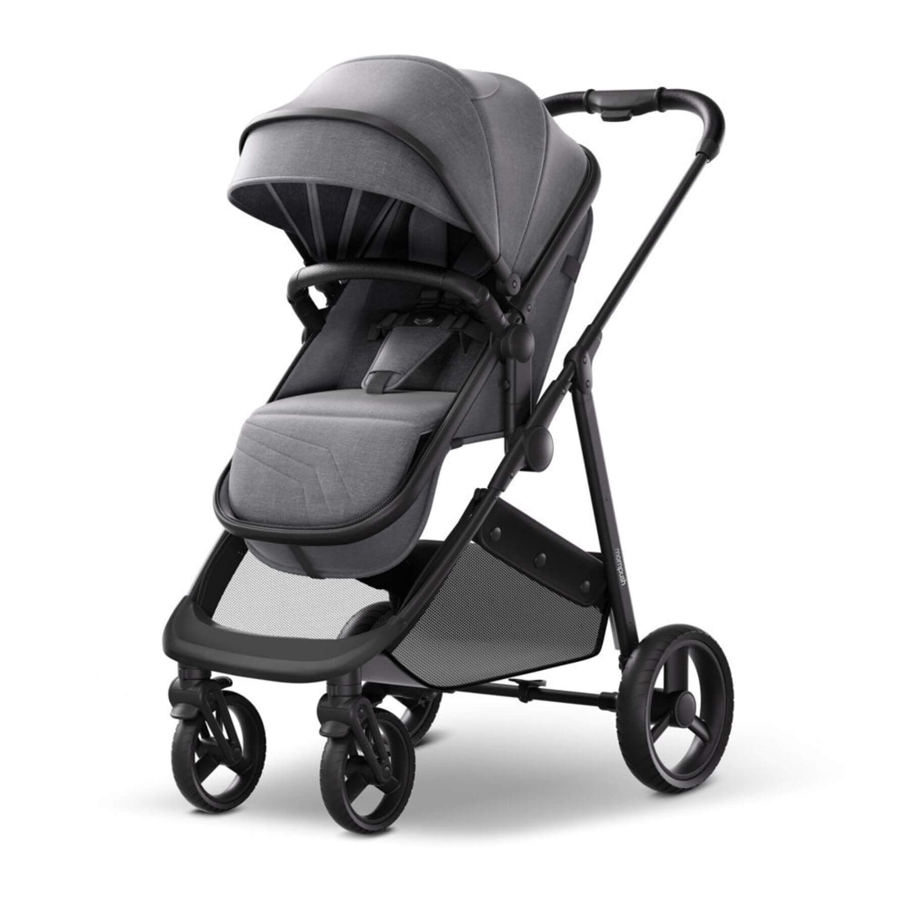 Mompush Wiz 2-in-1 Convertible Baby Stroller Grey