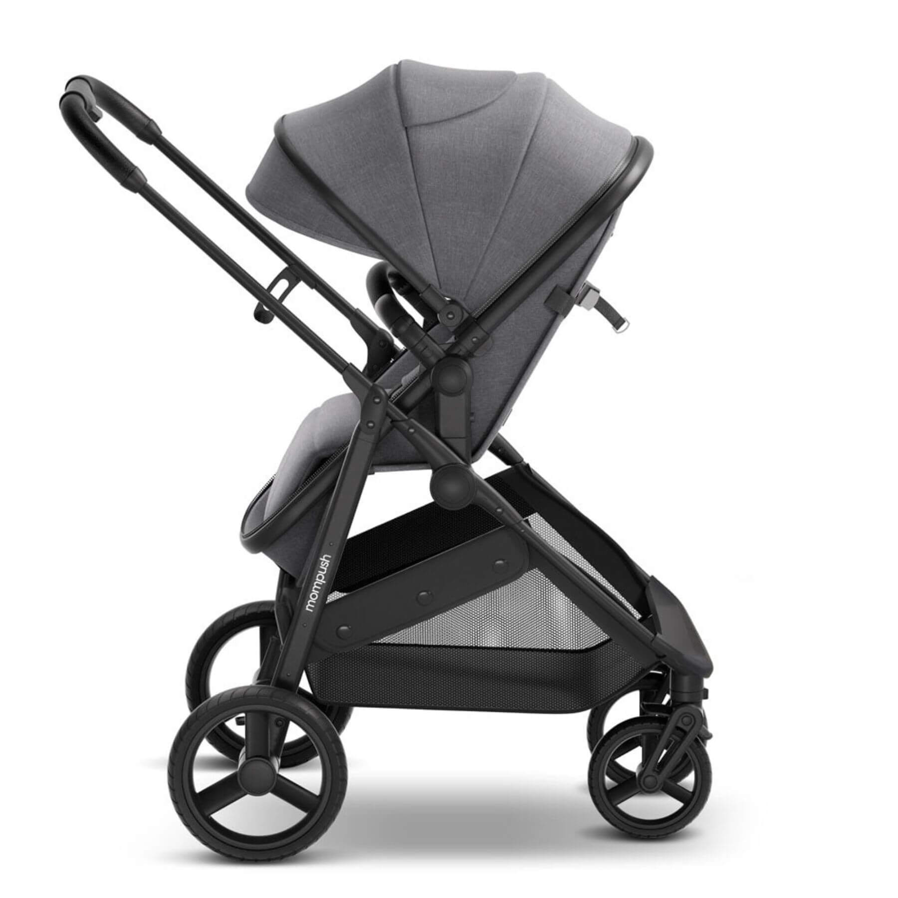 Mompush Wiz 2-in-1 Convertible Baby Stroller Grey
