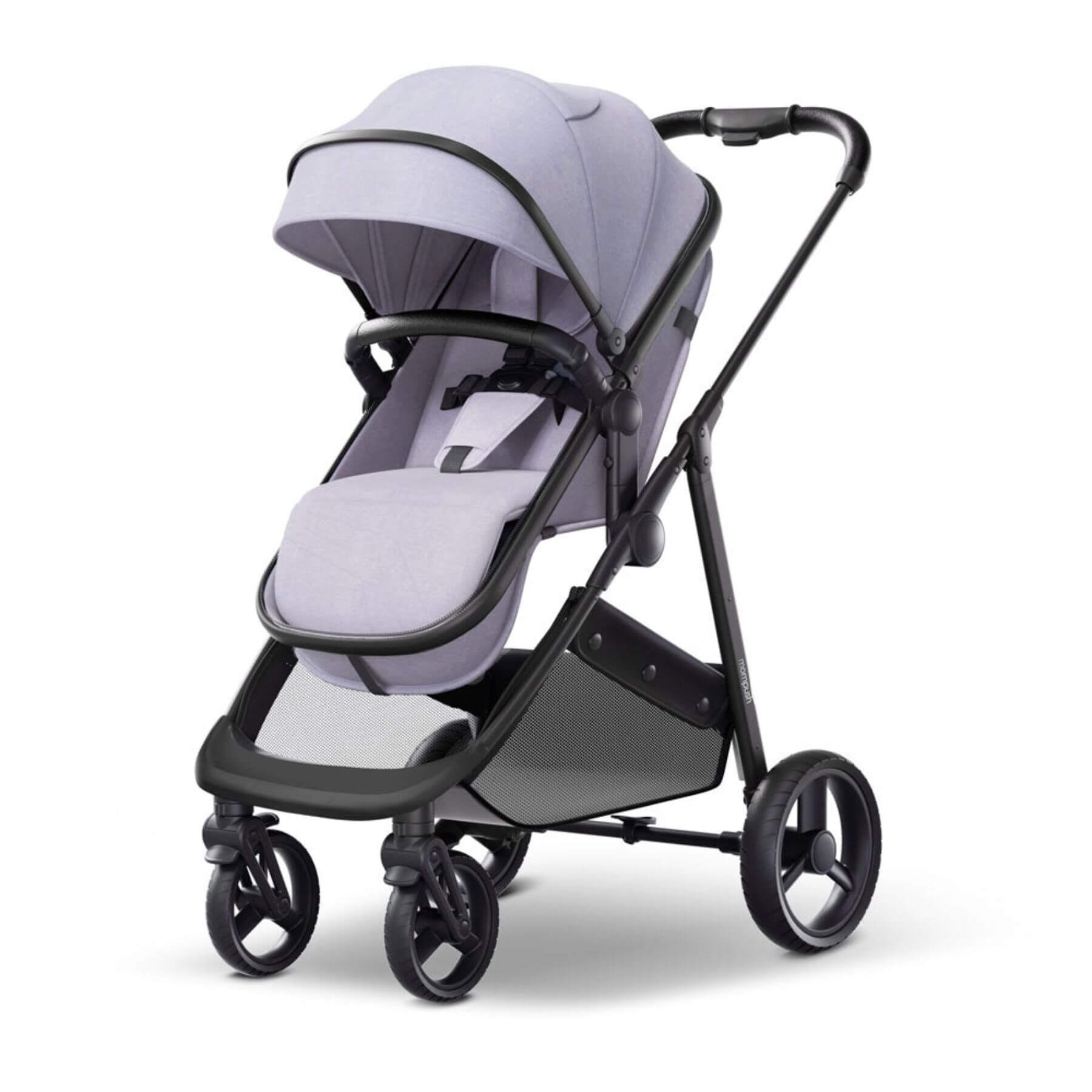 mompush double stroller Mompush Wiz Stroller Gray