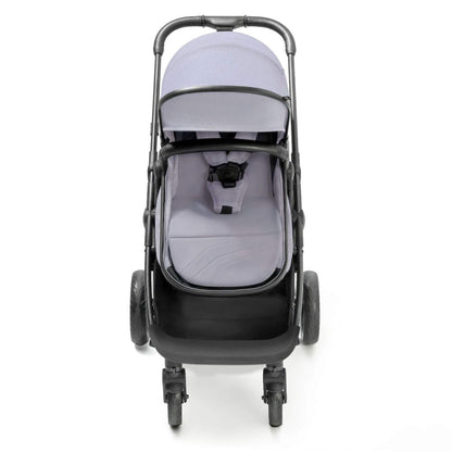 Front View of Mompush Wiz 2-in-1 Convertible Baby Stroller Lavender