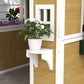 Detail of Outsunny Wooden Playhouse for Kids Beige