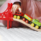 Detail of Tiny Land® Wooden Train Set 110 Pcs