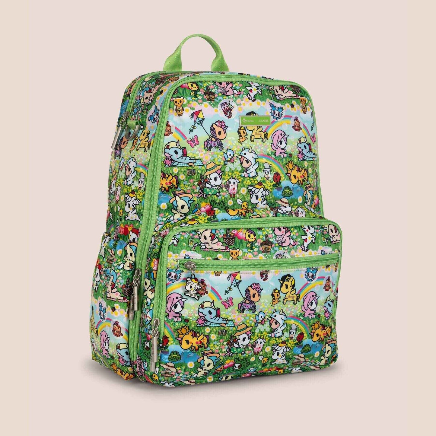 tokidoki Zealous Diaper Bag Backpack - Meadow Blooms