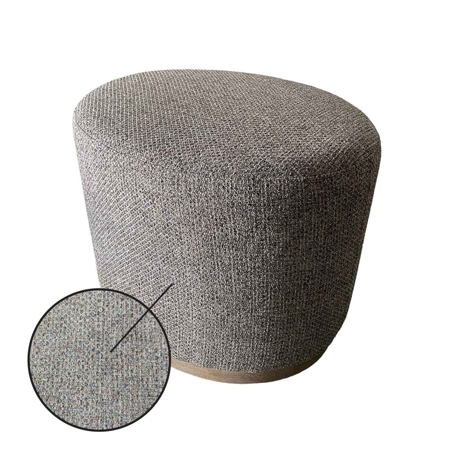 Chapel Hill Zoe Oval Accent Ottoman Navy